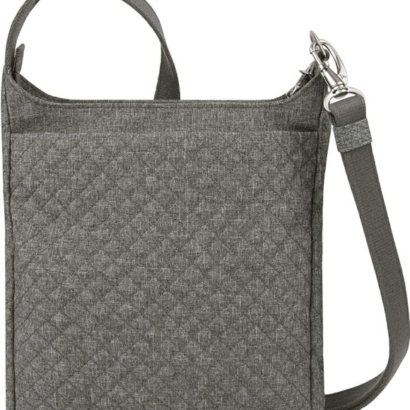 Travelon Anti-Theft Boho N/S Crossbody-Heather Gray 2022 - Picture 2 of 14
